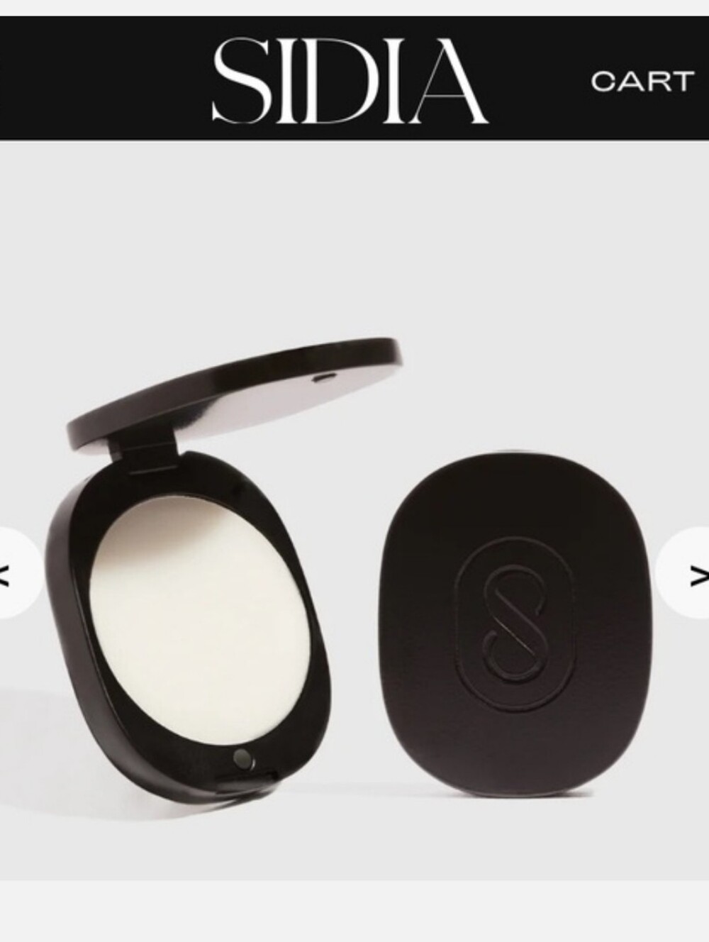 SIDIA The Solid Perfume In Braless Leather & Vanilla NIB MSRP $48